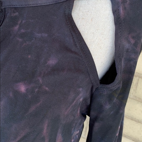 ❌DONATED❌Black Tie Dye Cold Shoulder Tassel Tie Detailed Dress - Picture 6 of 10